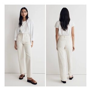 NEW Madewell Vintage Canvas The Perfect Vintage Slouchy Wide Leg Jeans Size 31